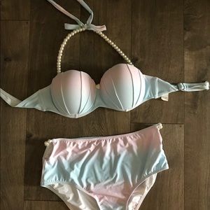 High waisted mermaid bikini